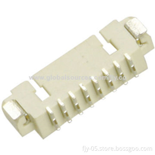 1.25mm Wafer Single Row SMT R/A Connector with 500MΩ Insulator Resistance